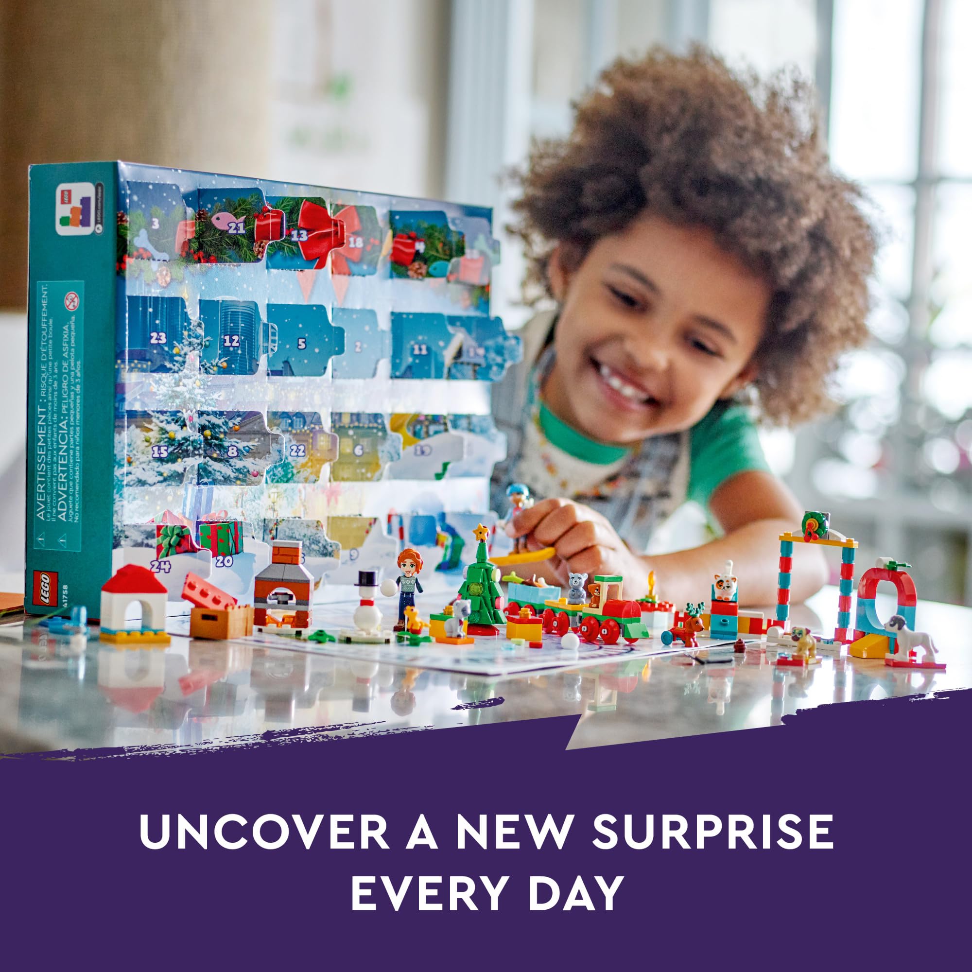 Foto 4 pulgar | Calendario de Adviento Lego Friends para Navidad 2023 con 2 Minimuñecas - Venta Internacional