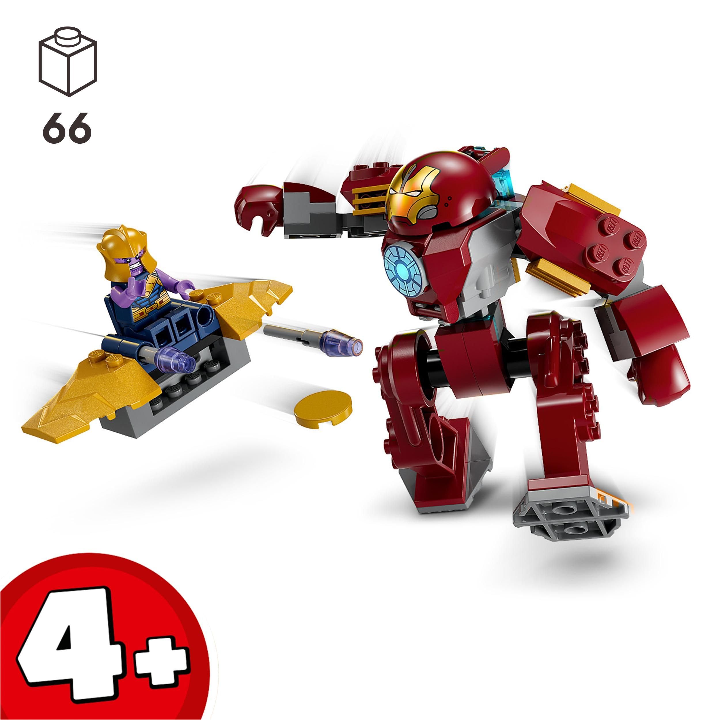 Foto 3 pulgar | Juguete Lego Marvel Iron Man Hulkbuster Contra Thanos 76263 4+ - Venta Internacional.