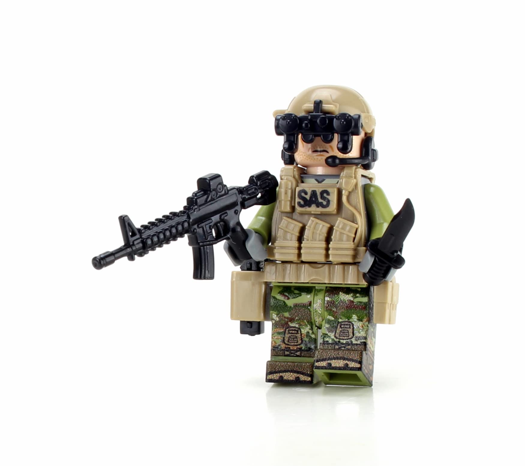 Foto 3 pulgar | Minifigura Lego Battle Brick Modern British Sas Commando - Venta Internacional