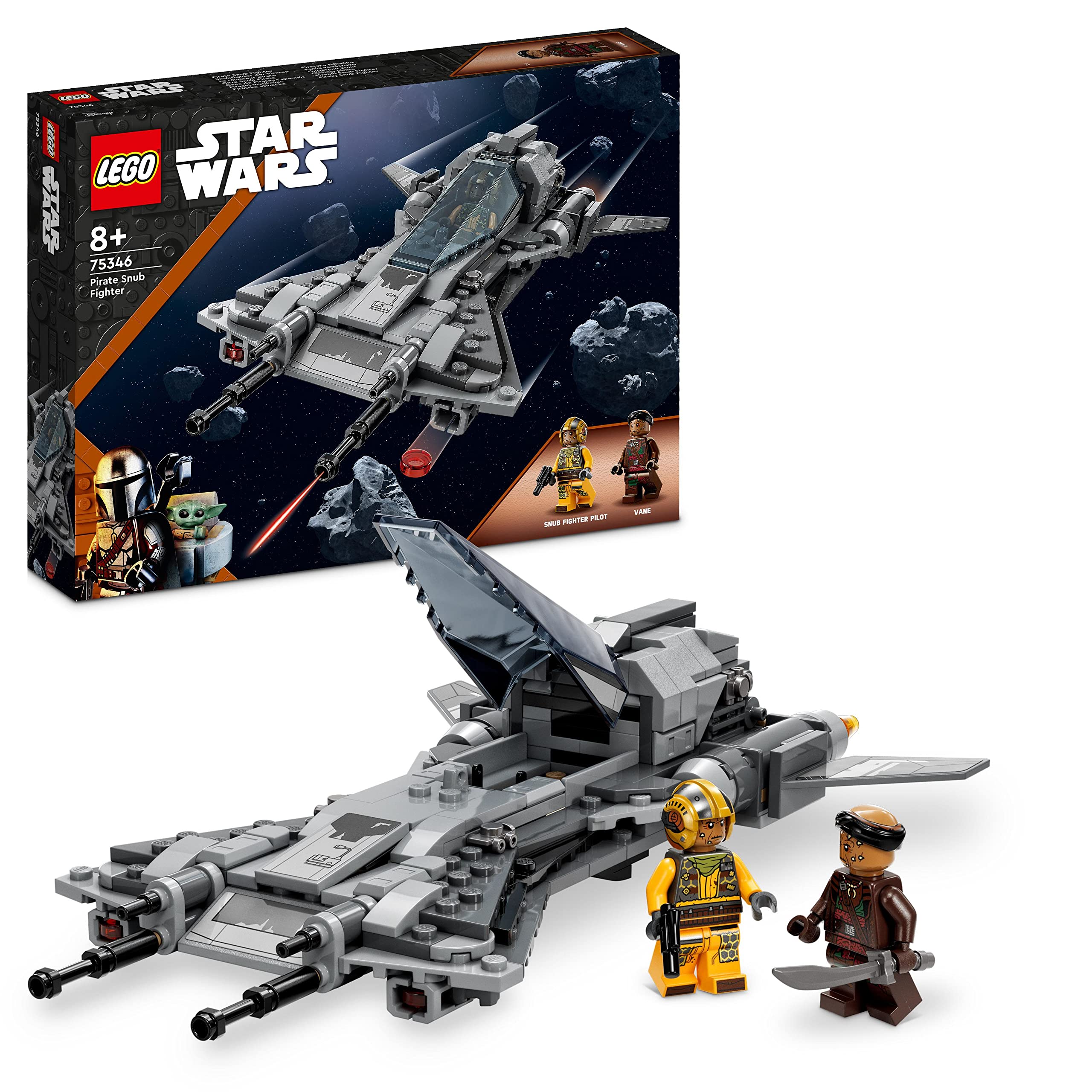 Bloques De Juguete Lego Star Wars Pirate Snub Fighter 75346 Para Mayores De 8 Años - Venta Internacional.