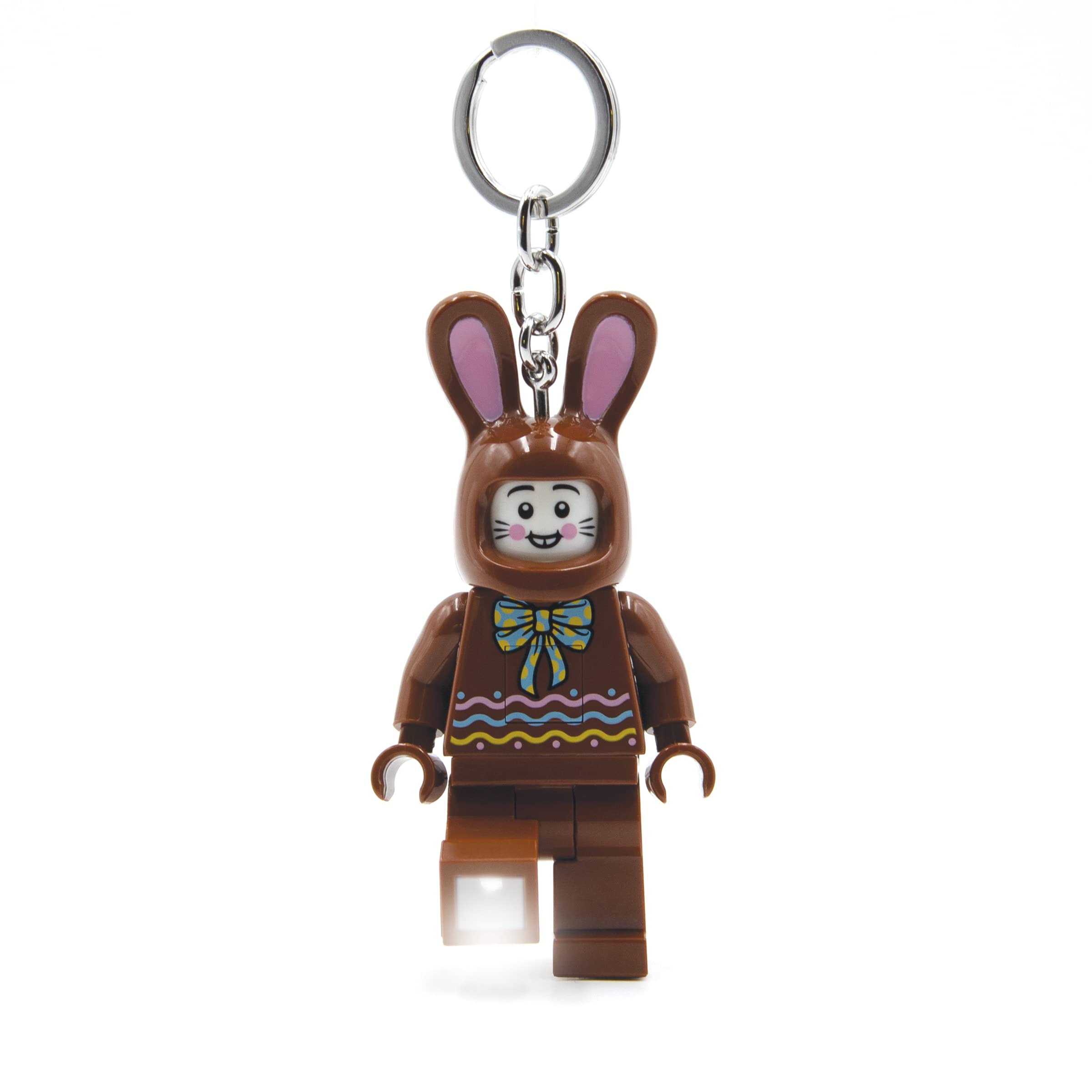 Llavero Lego Classic Chocolate Bunny De 7,6 Cm Con Led - Venta Internacional.