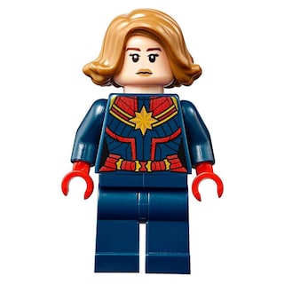 Foto 3 | Minifigura Lego Avengers Marvel Superheroes Endgame Captain Marvel - Venta Internacional