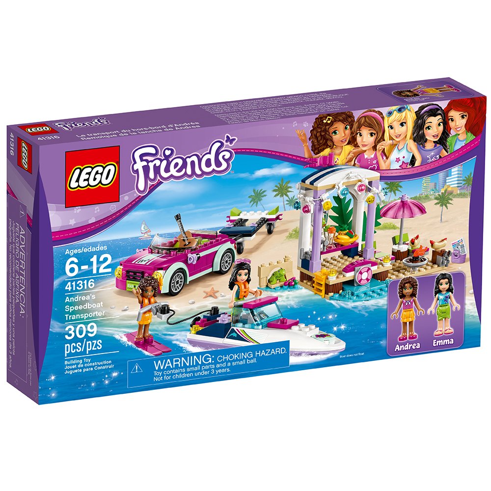 Foto 6 pulgar | Lego Friends Andrea's Speedboat Transporter 41316 - Venta Internacional