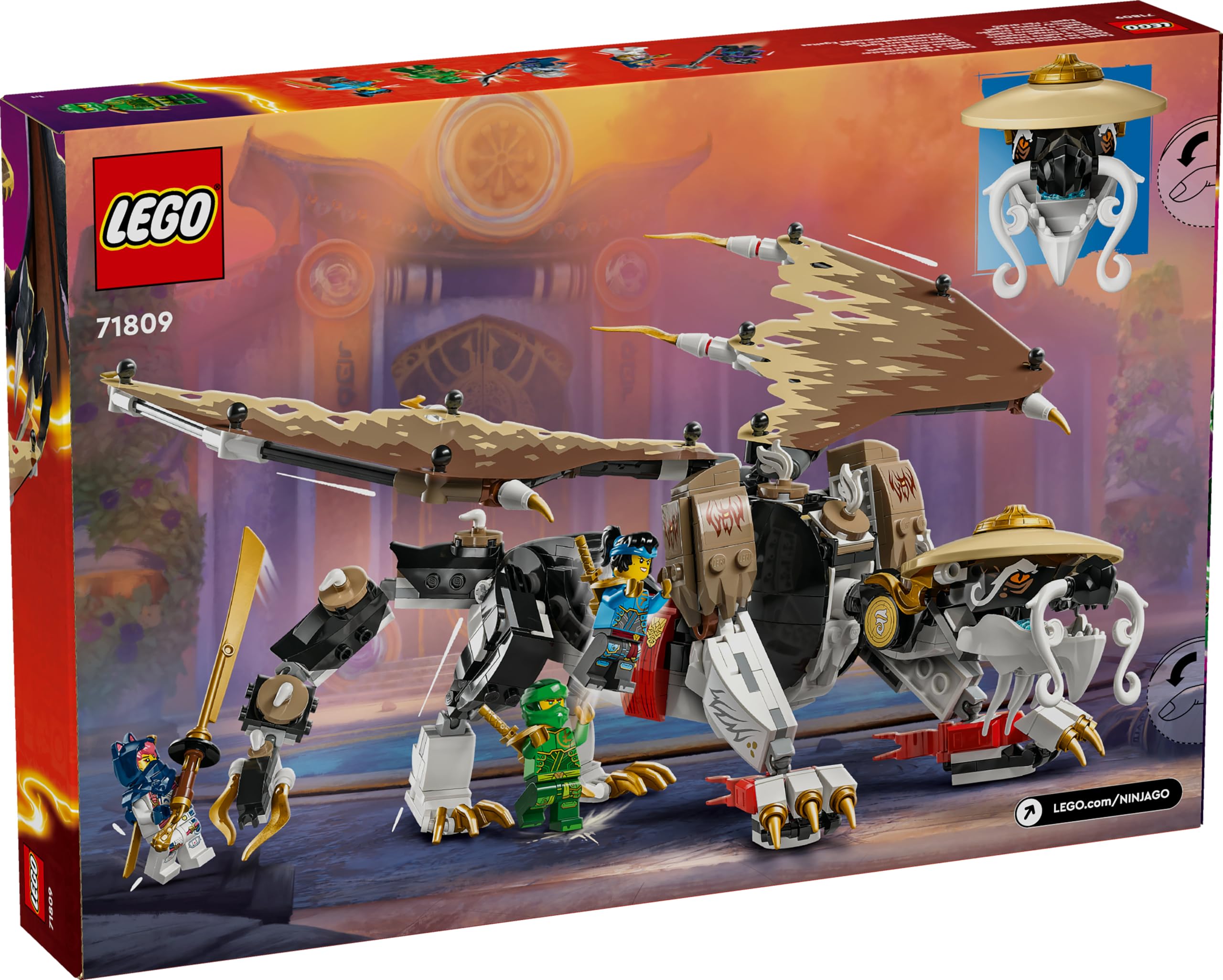 Foto 7 pulgar | Juguete De Construcción Lego Ninjago Egalt The Dragon Master 71809 - Venta Internacional.