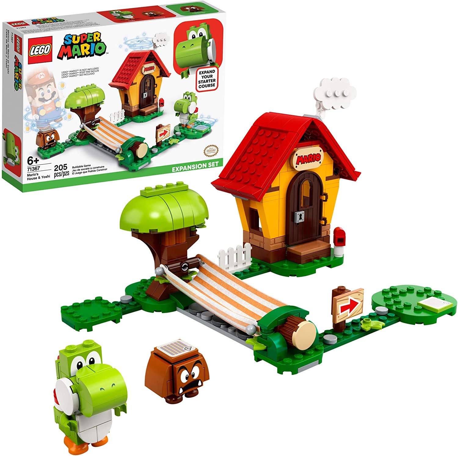 Kit de Construcción Lego Super Mario Mario's House & Yoshi 71367 - Venta Internacional