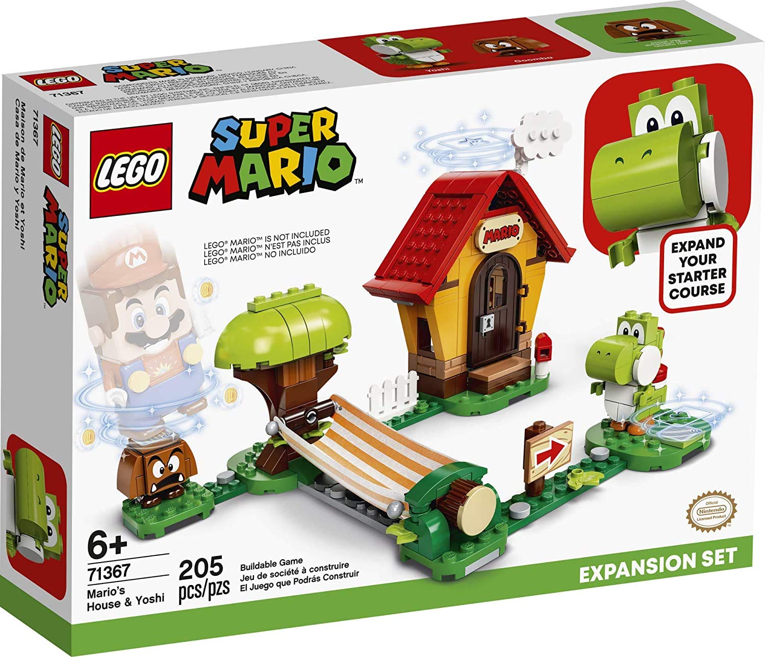 Foto 5 pulgar | Kit de Construcción Lego Super Mario Mario's House & Yoshi 71367 - Venta Internacional