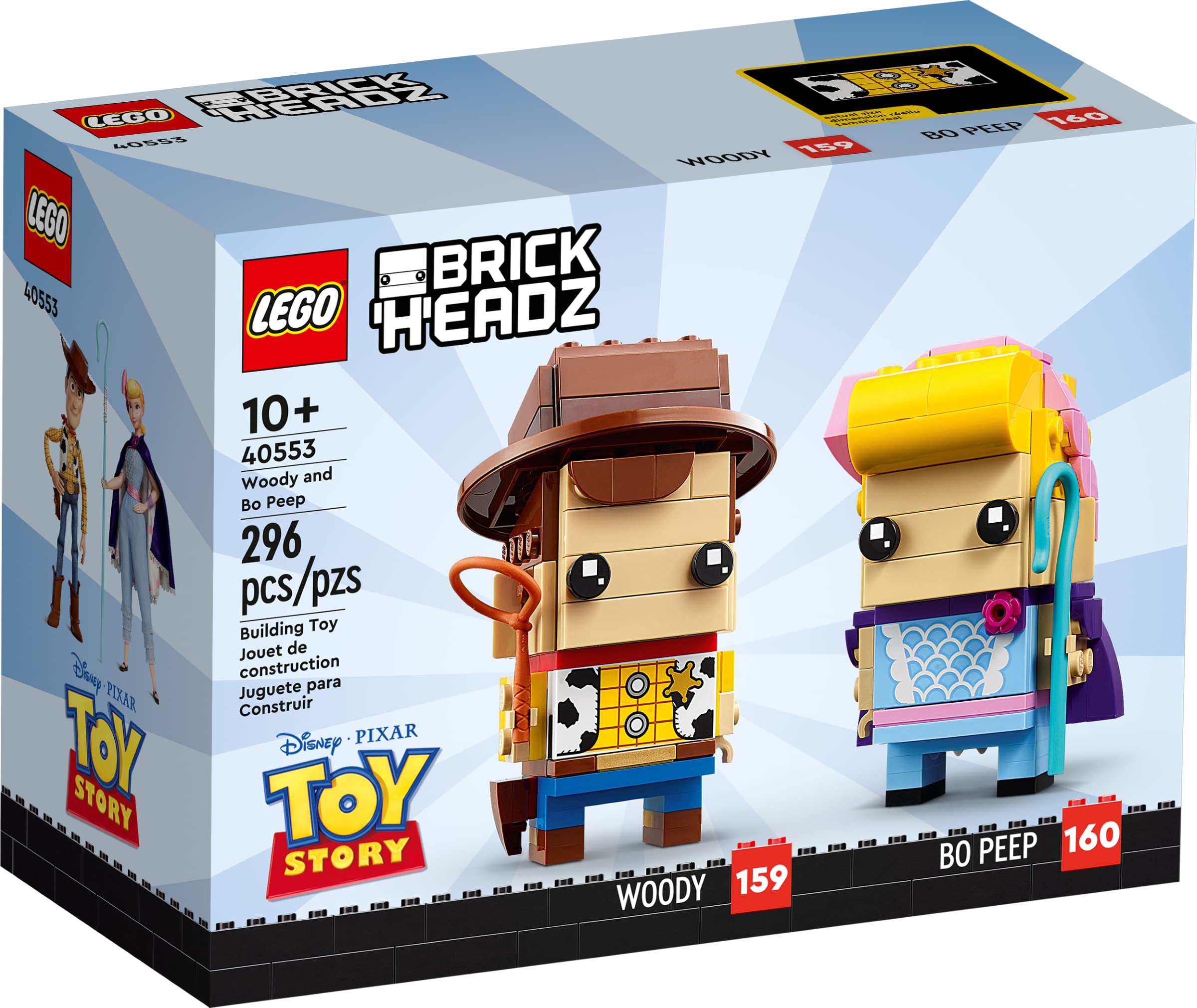 Juguete De Construcción Lego Brickheadz Woody Y Bo Peep Toy Story - Venta Internacional.