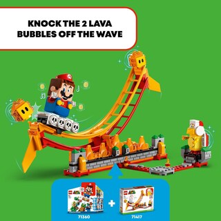 Foto 4 | Set de Expansión Lego Super Mario Lava Wave Ride 71416 con Figuras - Venta Internacional