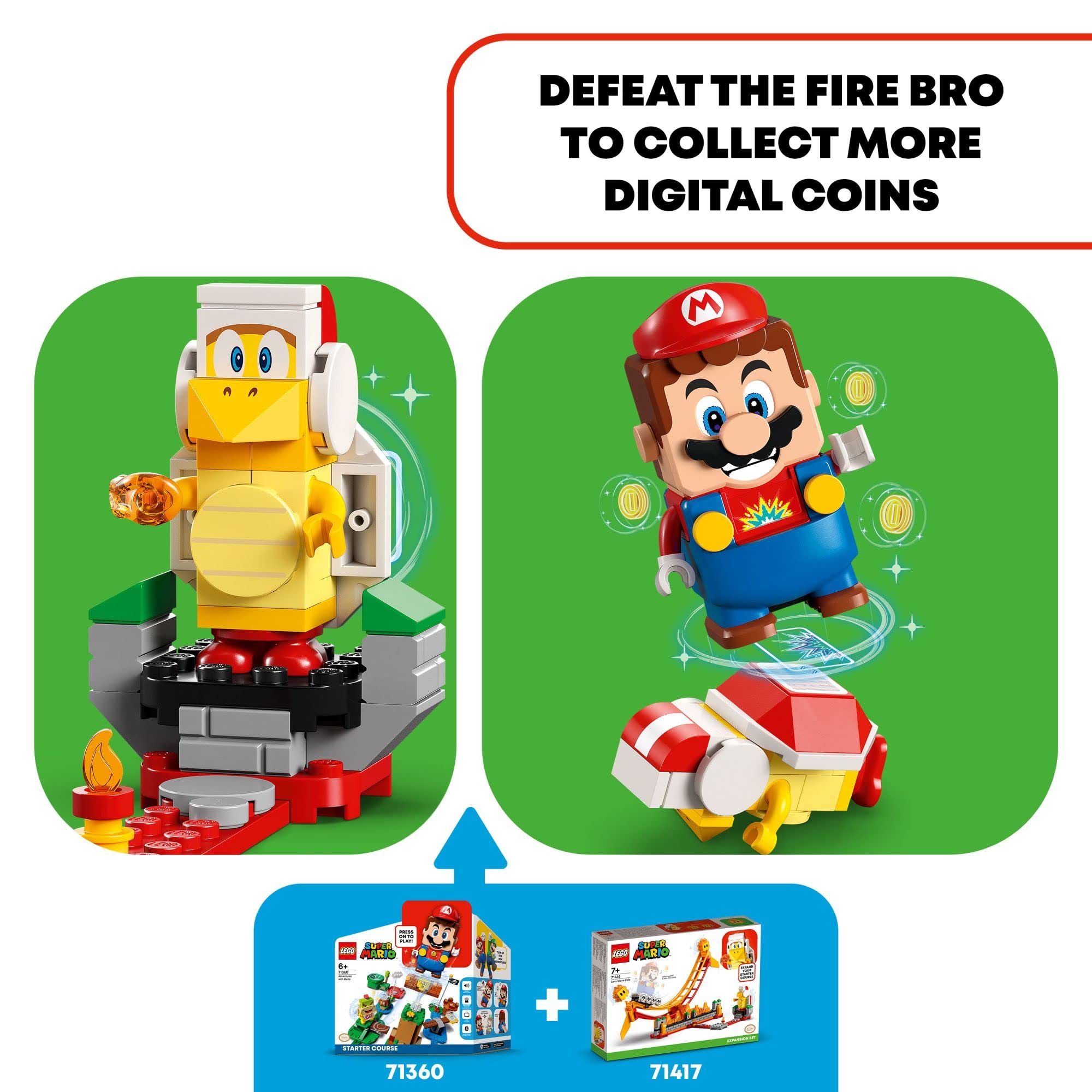 Foto 6 pulgar | Set de Expansión Lego Super Mario Lava Wave Ride 71416 con Figuras - Venta Internacional