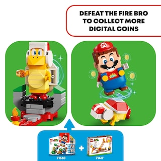 Foto 5 | Set de Expansión Lego Super Mario Lava Wave Ride 71416 con Figuras - Venta Internacional