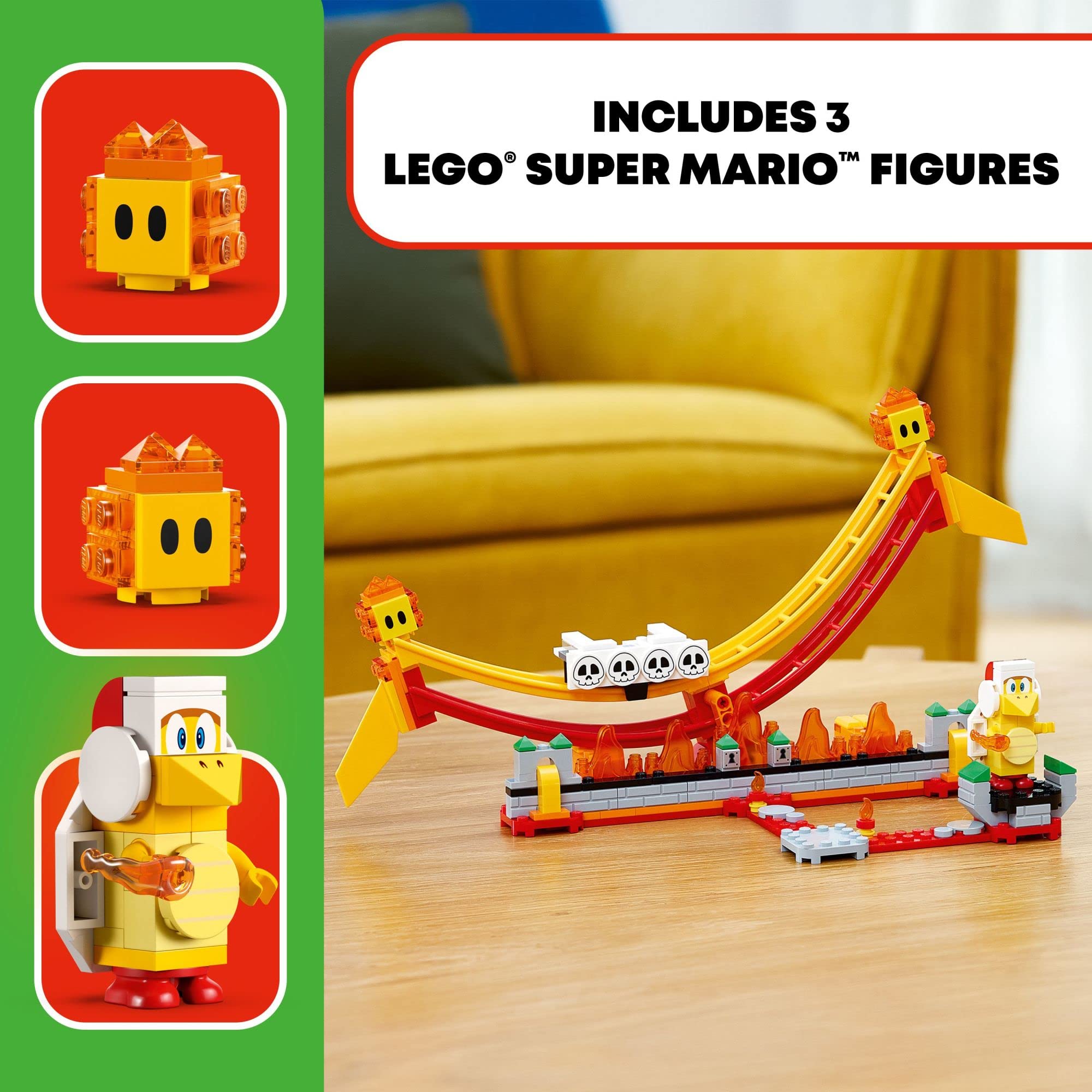 Foto 7 pulgar | Set de Expansión Lego Super Mario Lava Wave Ride 71416 con Figuras - Venta Internacional