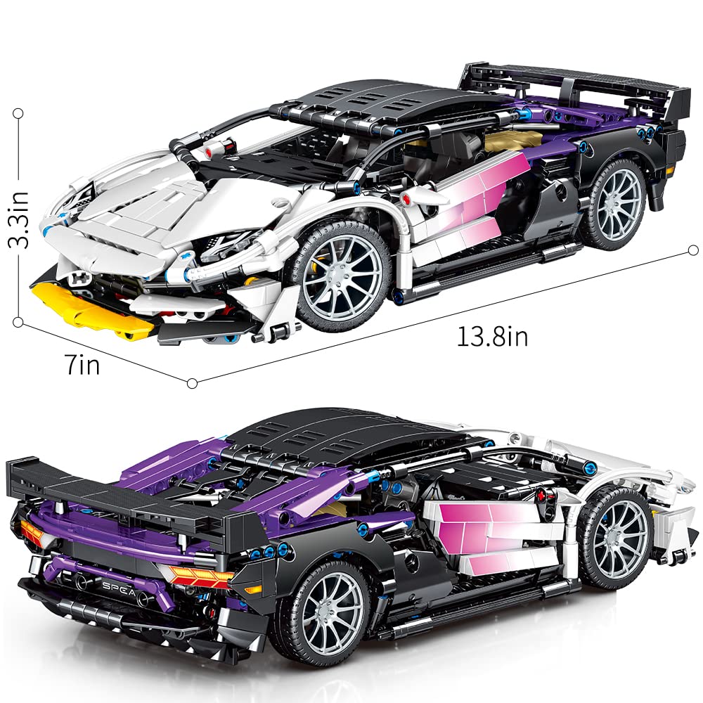 Foto 2 | Juego de Bloques Mesiondy 1:14 Moc Building Sports Car - Venta Internacional