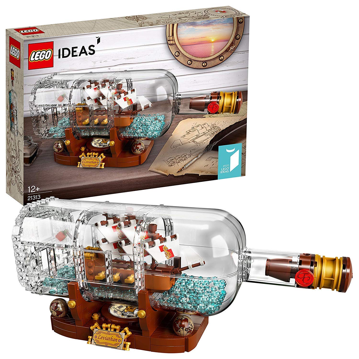 Foto 2 pulgar | Set De Construcción Lego Ideas Ship In Bottle Con Soporte 21313 - Venta Internacional.