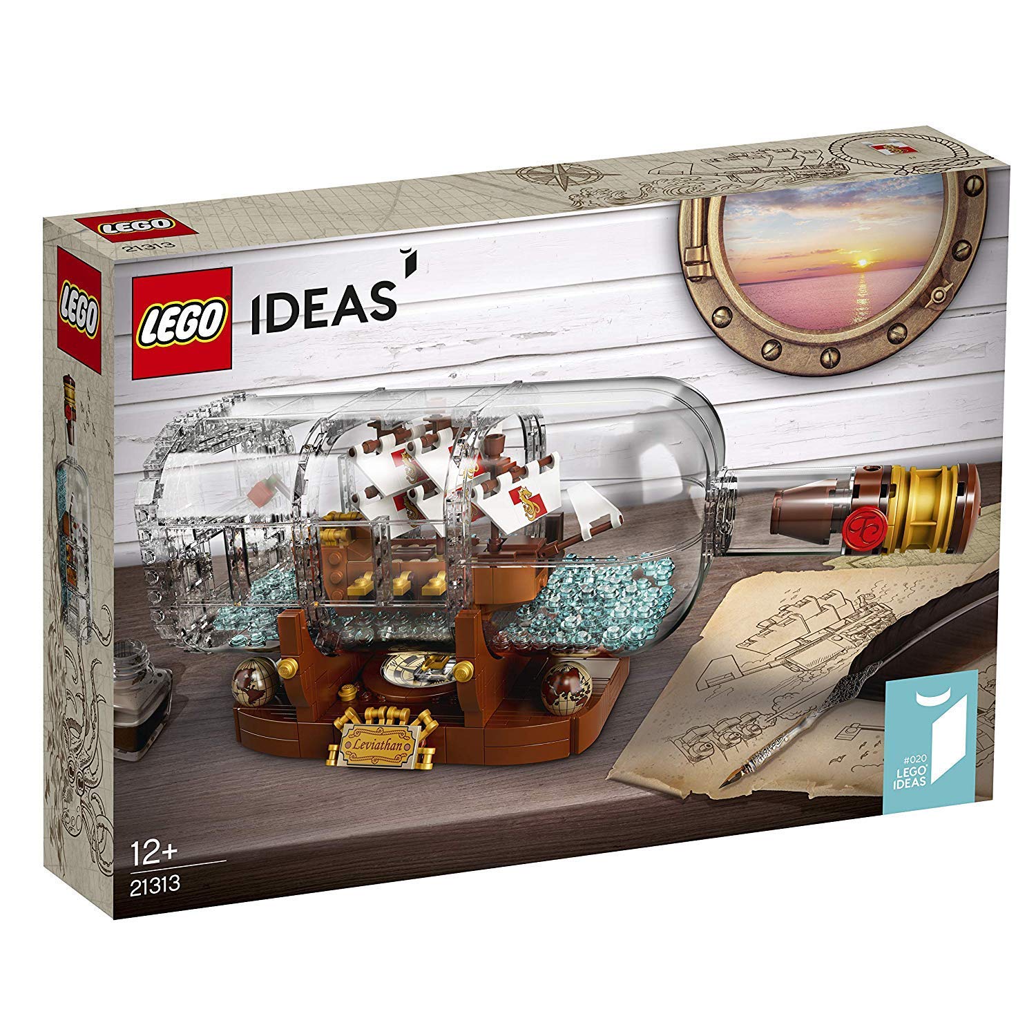 Foto 3 pulgar | Set De Construcción Lego Ideas Ship In Bottle Con Soporte 21313 - Venta Internacional.