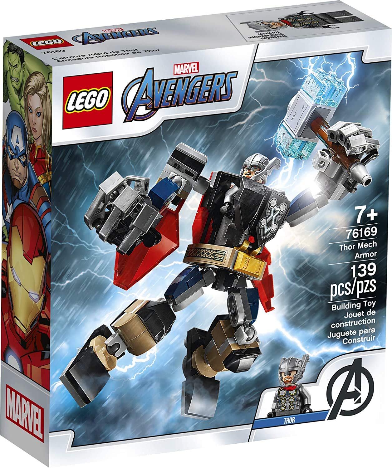 Juguete de Construcción Lego Marvel Avengers Classic Thor Mech 76169 - Venta Internacional