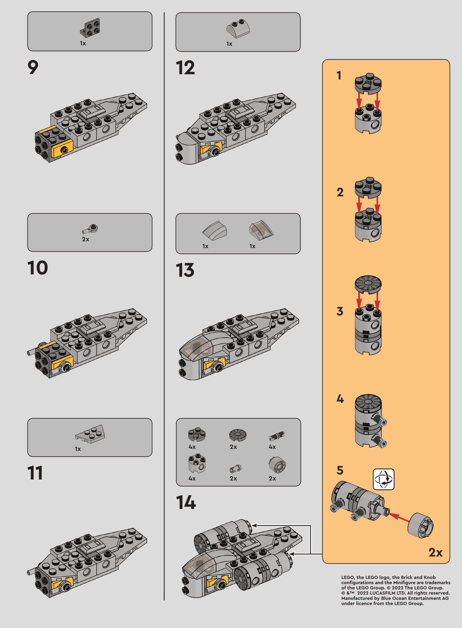Foto 5 pulgar | Microset Lego Star Wars Razor Crest De Juguete 41 Piezas Más De 6 Años - Venta Internacional