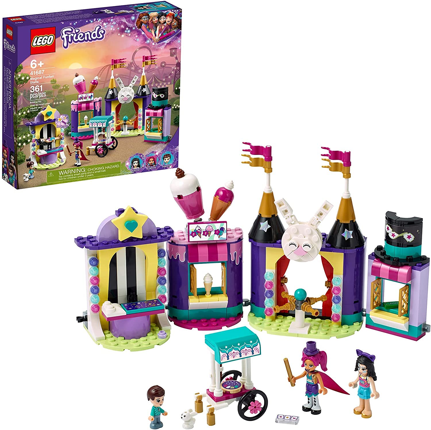 Foto 2 pulgar | Kit de Construcción Lego Friends Magical Funfair Stalls 41687 361 Piezas - Venta Internacional