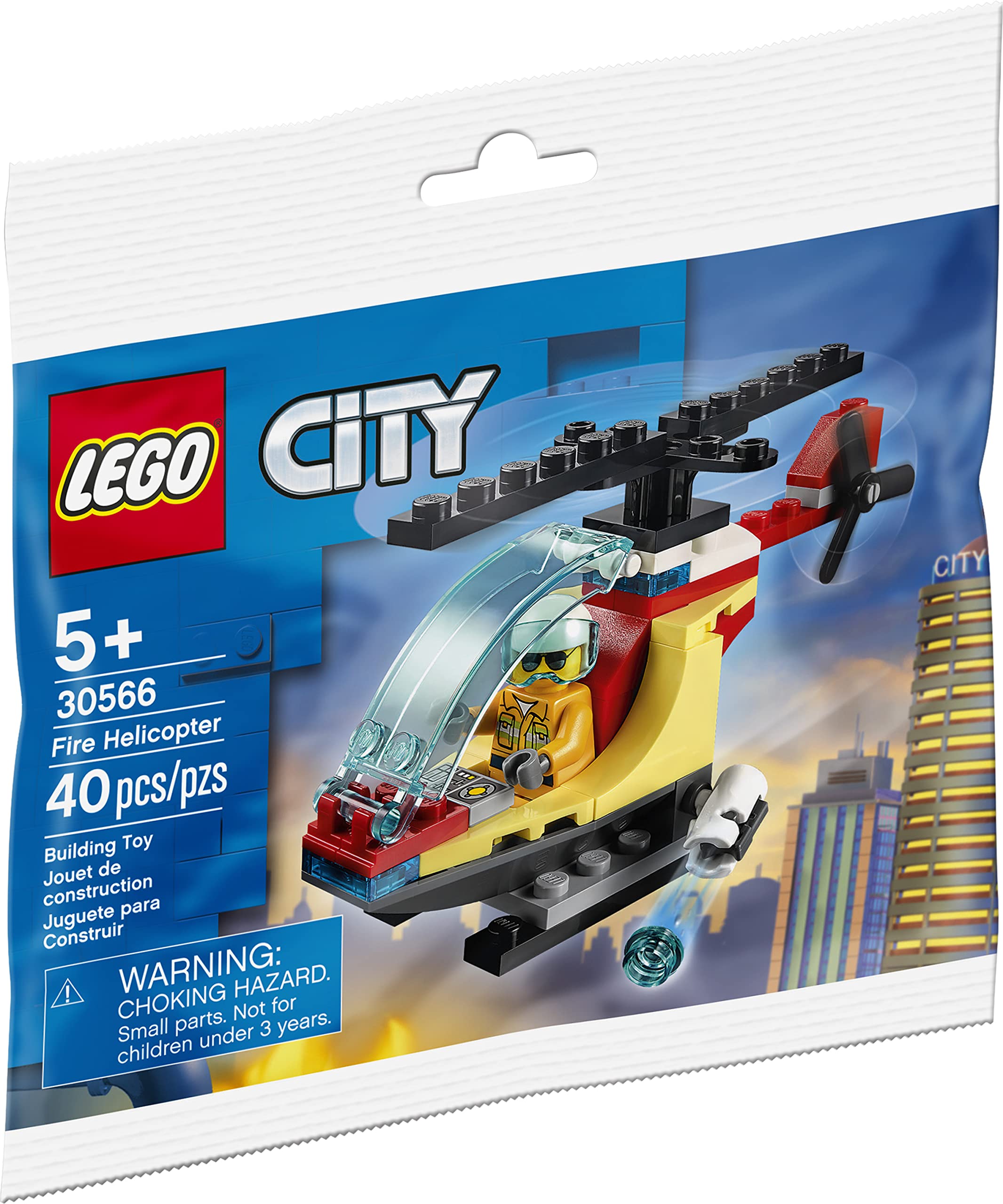 Juguete de Construcción Lego City Fire Helicopter 30566 con 35 Piezas - Venta Internacional