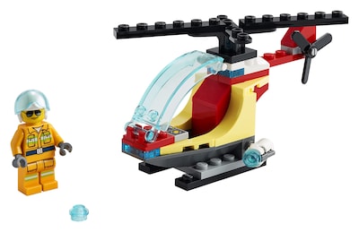 Foto 2 | Juguete de Construcción Lego City Fire Helicopter 30566 con 35 Piezas - Venta Internacional