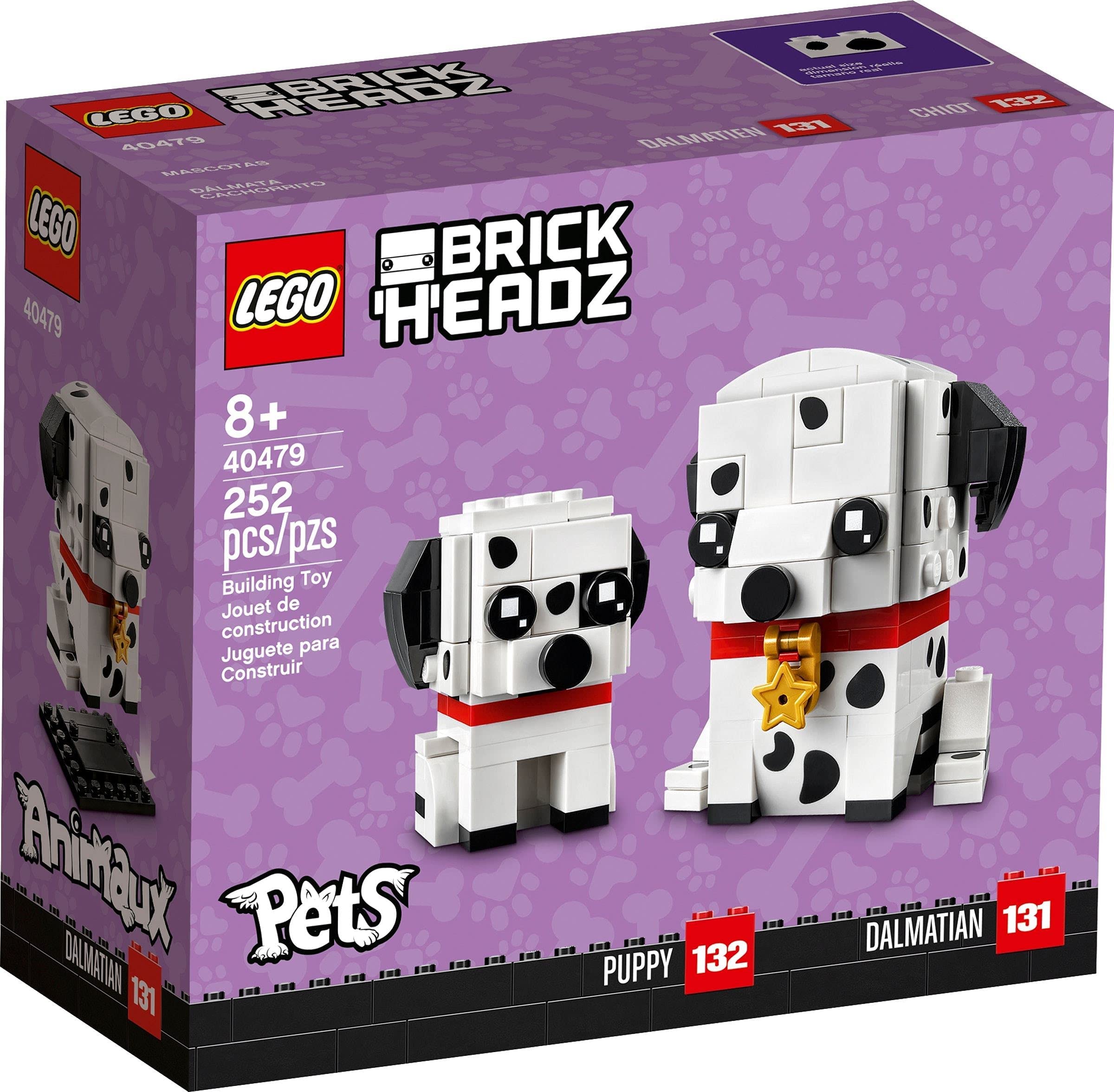 Set Lego Brickheadz Pets 40479 de Perros Y Cachorros Dálmatas de Juguete - Venta Internacional