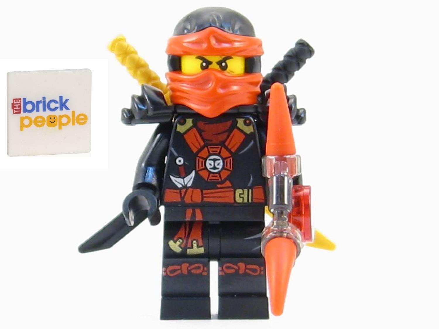 Minifigura Lego Ninjago Kai Deepstone Con Aeroblade Y Espadas - Venta Internacional.