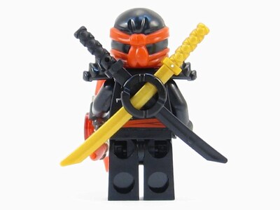 Foto 3 | Minifigura Lego Ninjago Kai Deepstone Con Aeroblade Y Espadas - Venta Internacional.