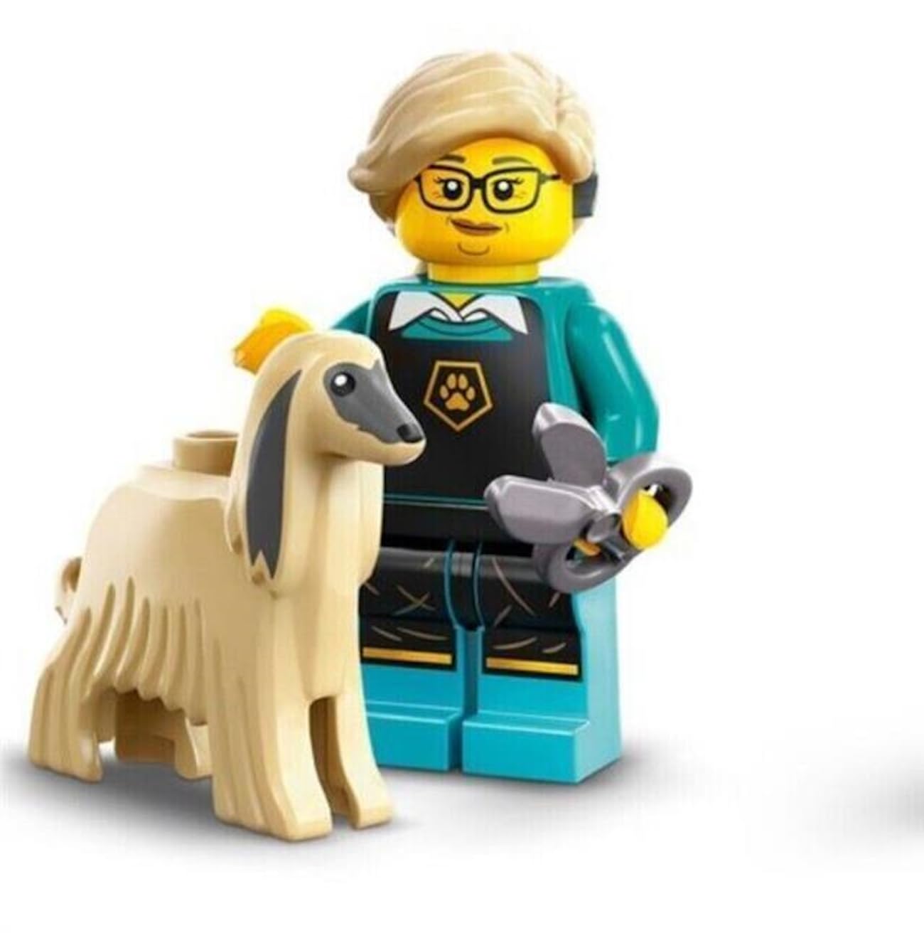 Foto 2 pulgar | Peluquería Para Mascotas De La Serie 25 De Minifiguras Lego De Juguete Con Afgano - Venta Internacional.