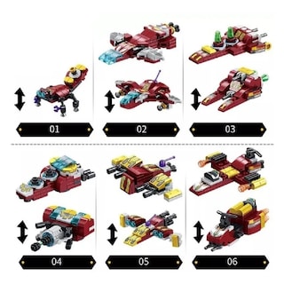 Foto 2 | Bloques De Construcción Lego Steel Mecha Ironman 12 En 1 575 Piezas - Venta Internacional.