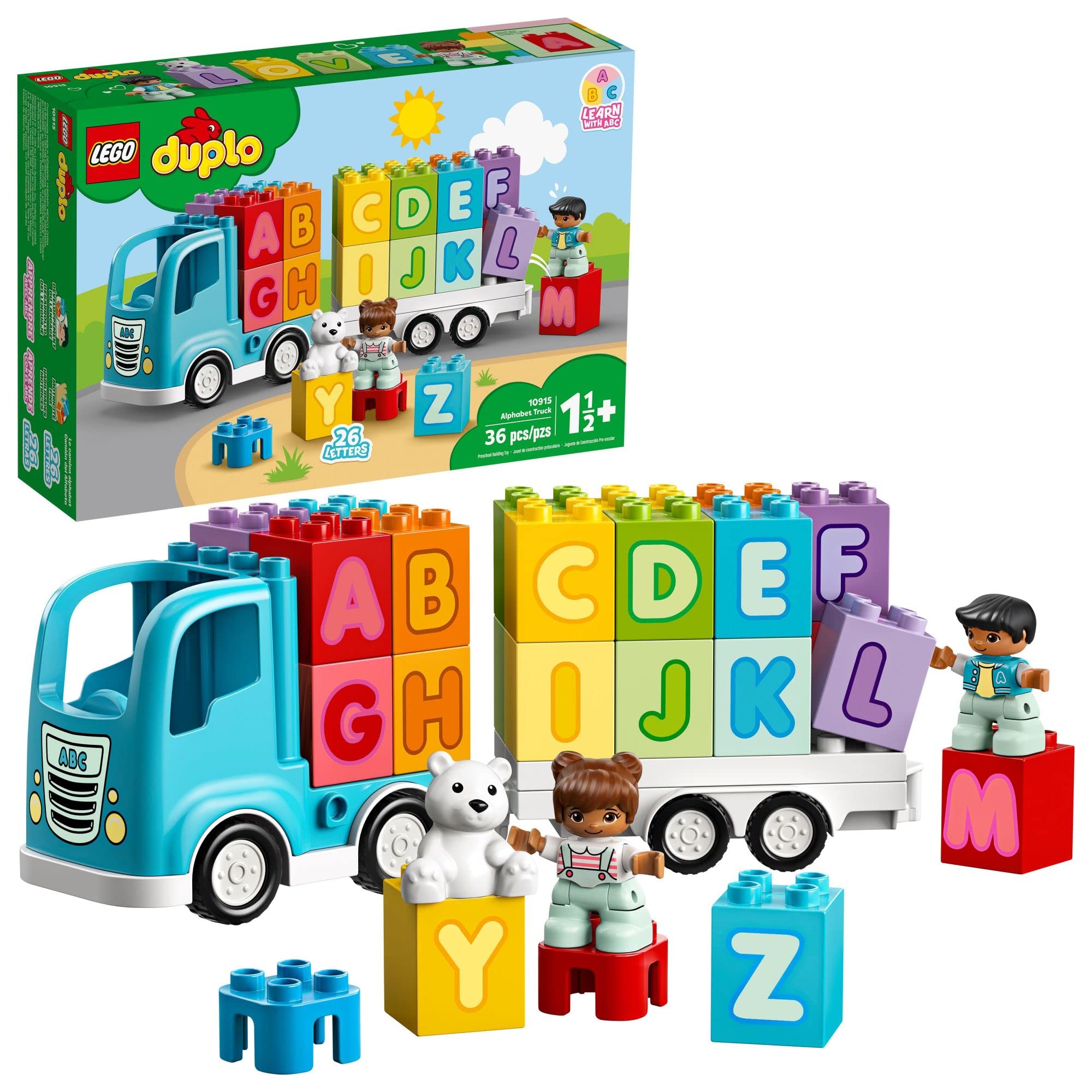 Juguete de Construcción Lego Duplo My First Alphabet Truck 10915 - Venta Internacional