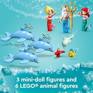 Foto 5 | Juguete De Construcción Lego Disney Princess Ariel's Underwater Palace - Venta Internacional.