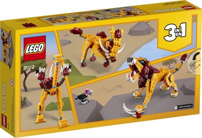 Foto 4 | Lego Creator 3 en 1 Wild Lion 31112 - Venta Internacional