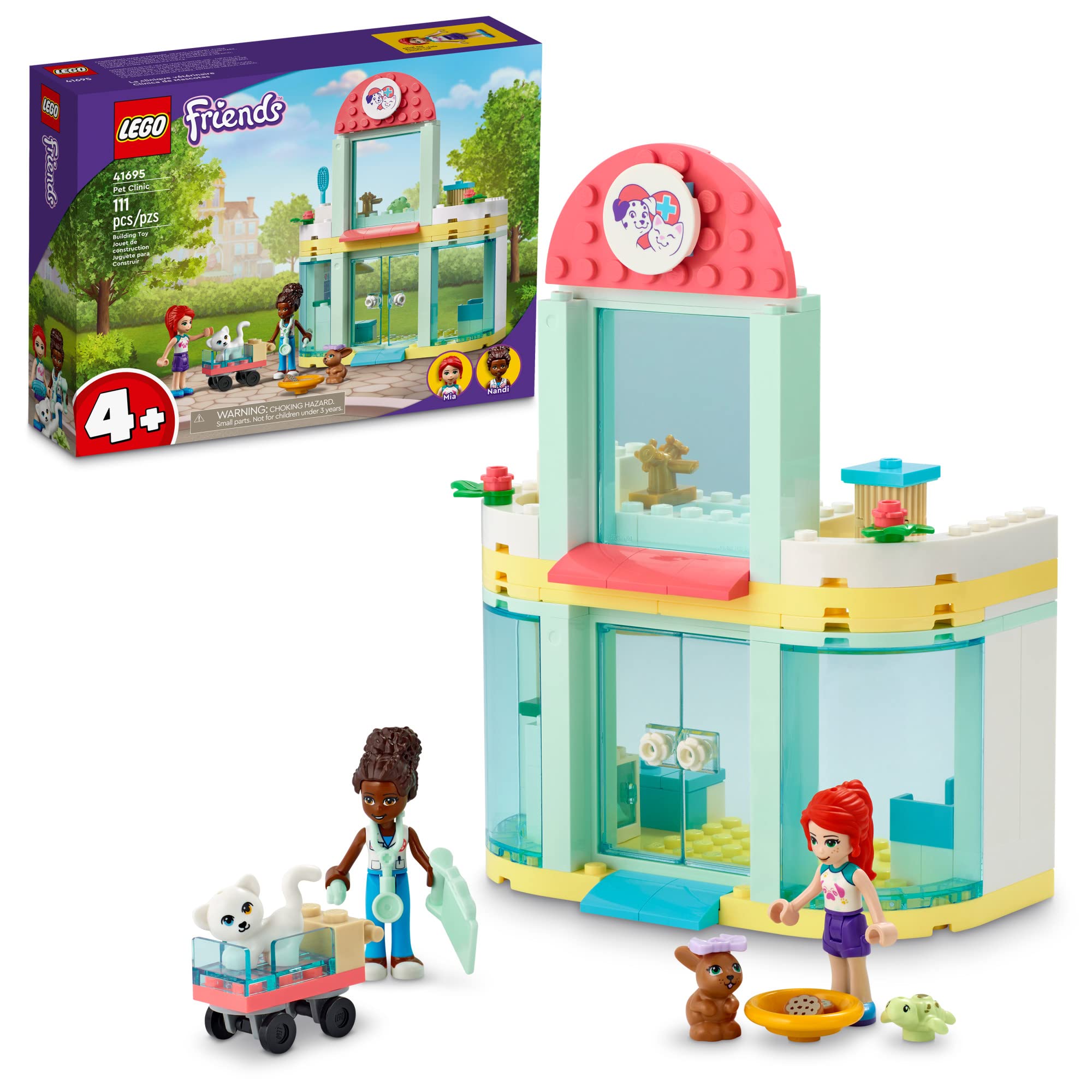 Foto 2 pulgar | Kit De Construcción Lego Friends Pet Clinic 41695 Con 111 Piezas - Venta Internacional.