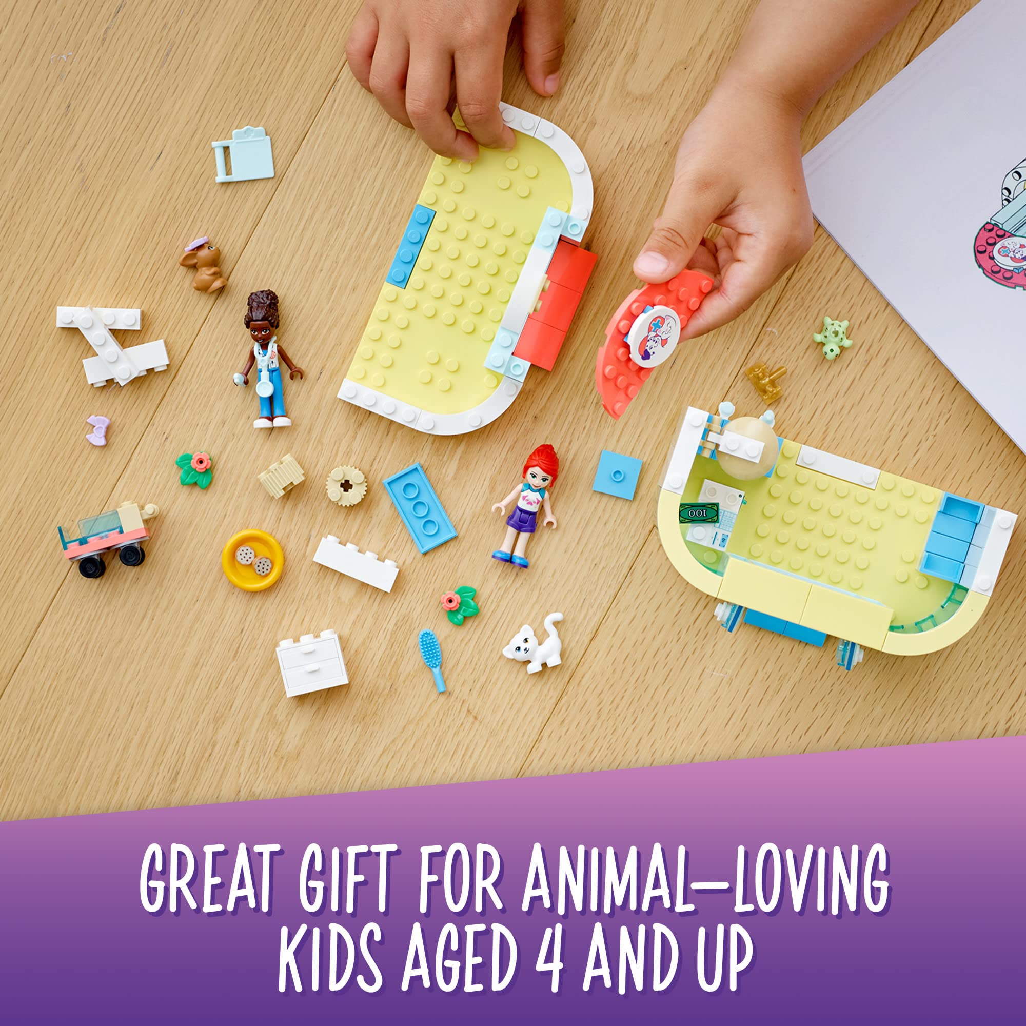 Foto 6 | Kit De Construcción Lego Friends Pet Clinic 41695 Con 111 Piezas - Venta Internacional.