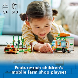 Foto 2 | Set De Juguetes De Construcción Lego City Farmers Market Van 60345 Kids 5+ - Venta Internacional.