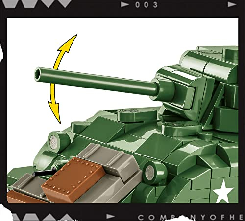 Foto 5 pulgar | Building Blocks: El Tanque Sherman M4a1 De Company Of Heroes 3 De Cobi - Venta Internacional.