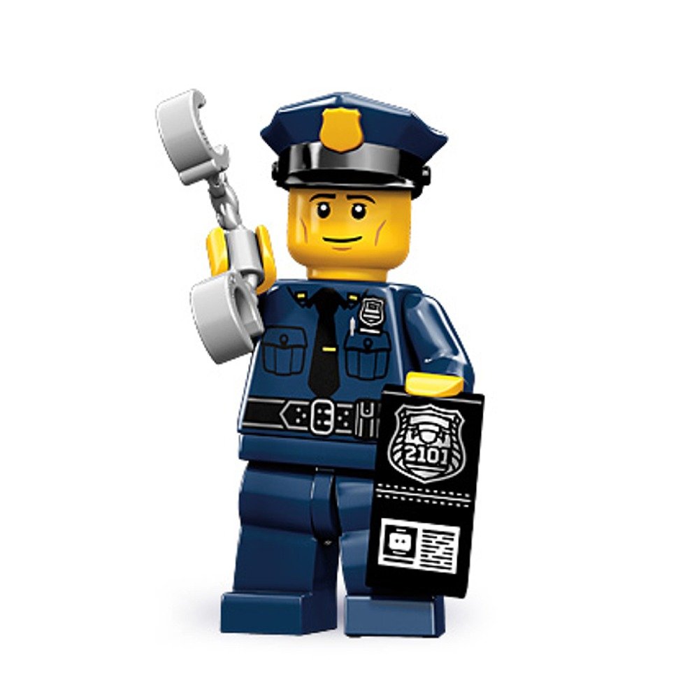 Minifigura Lego 71000 Series-9 Policeman - Venta Internacional