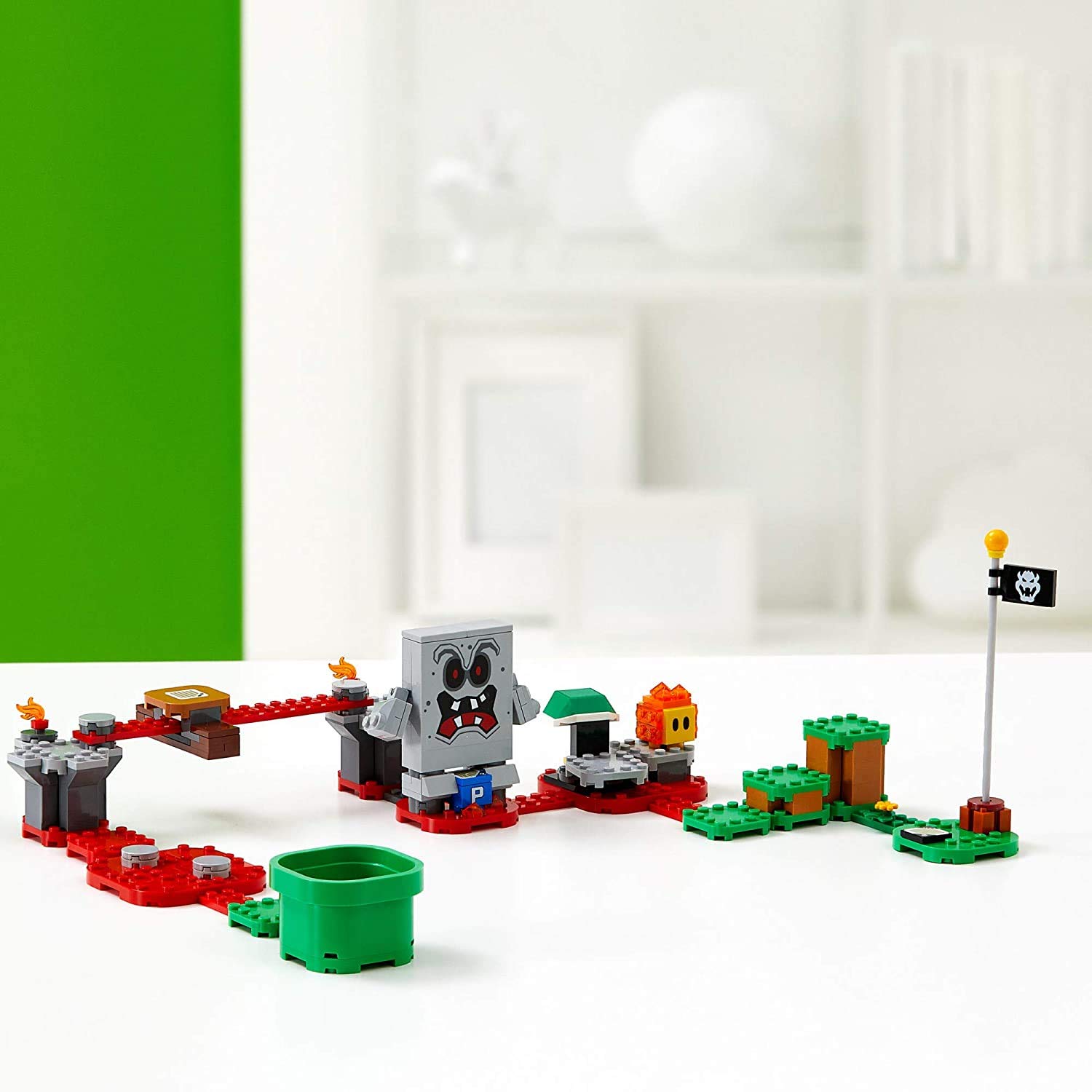 Foto 7 | Kit De Construcción Lego Super Mario Whomp's Lava Trouble 71364 - Venta Internacional.