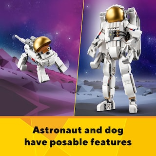 Foto 2 | Astronauta 3 En 1 De Juguete Lego Creator En El Espacio Con Space Dog Y Jet - Venta Internacional.