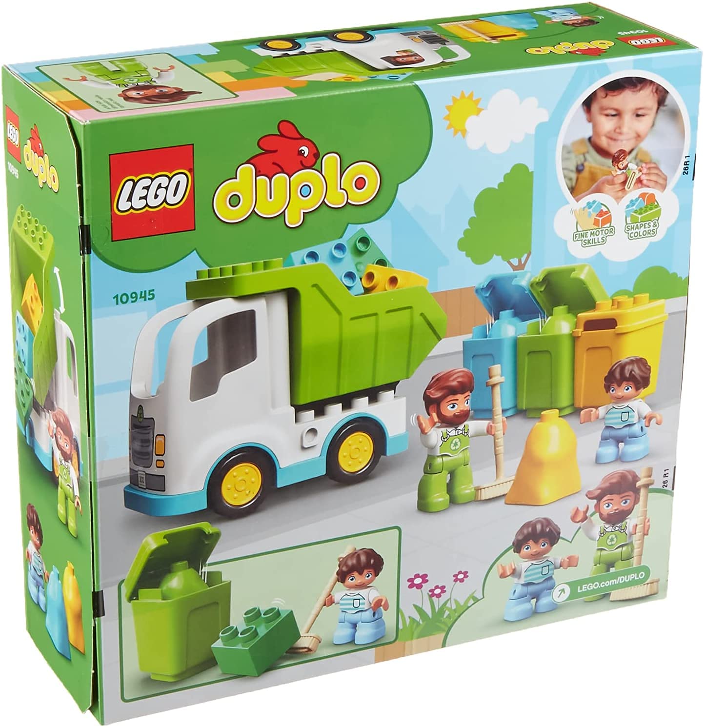 Foto 2 pulgar | Camión De Basura Lego Duplo Town De Juguete De Construcción Y Reciclaje - Venta Internacional.