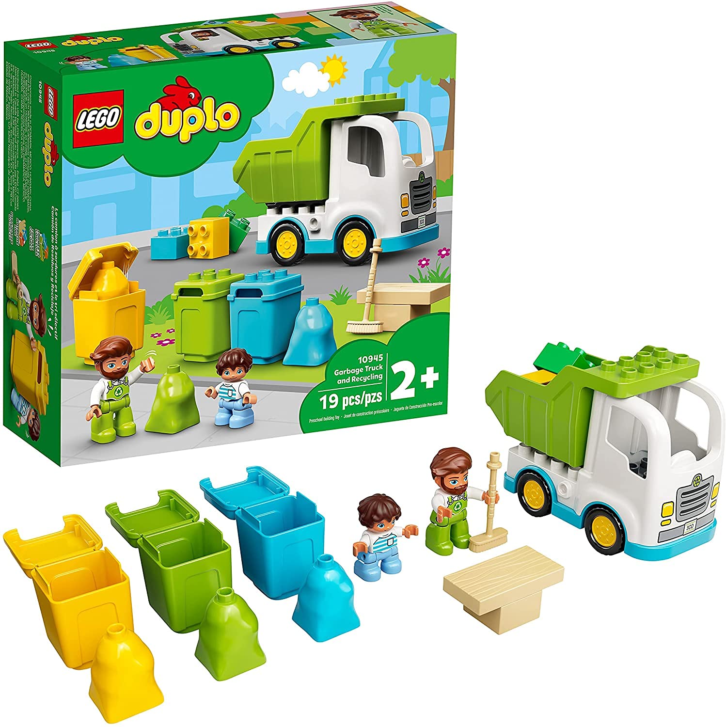 Foto 3 pulgar | Camión De Basura Lego Duplo Town De Juguete De Construcción Y Reciclaje - Venta Internacional.