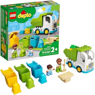 Foto 2 | Camión De Basura Lego Duplo Town De Juguete De Construcción Y Reciclaje - Venta Internacional.