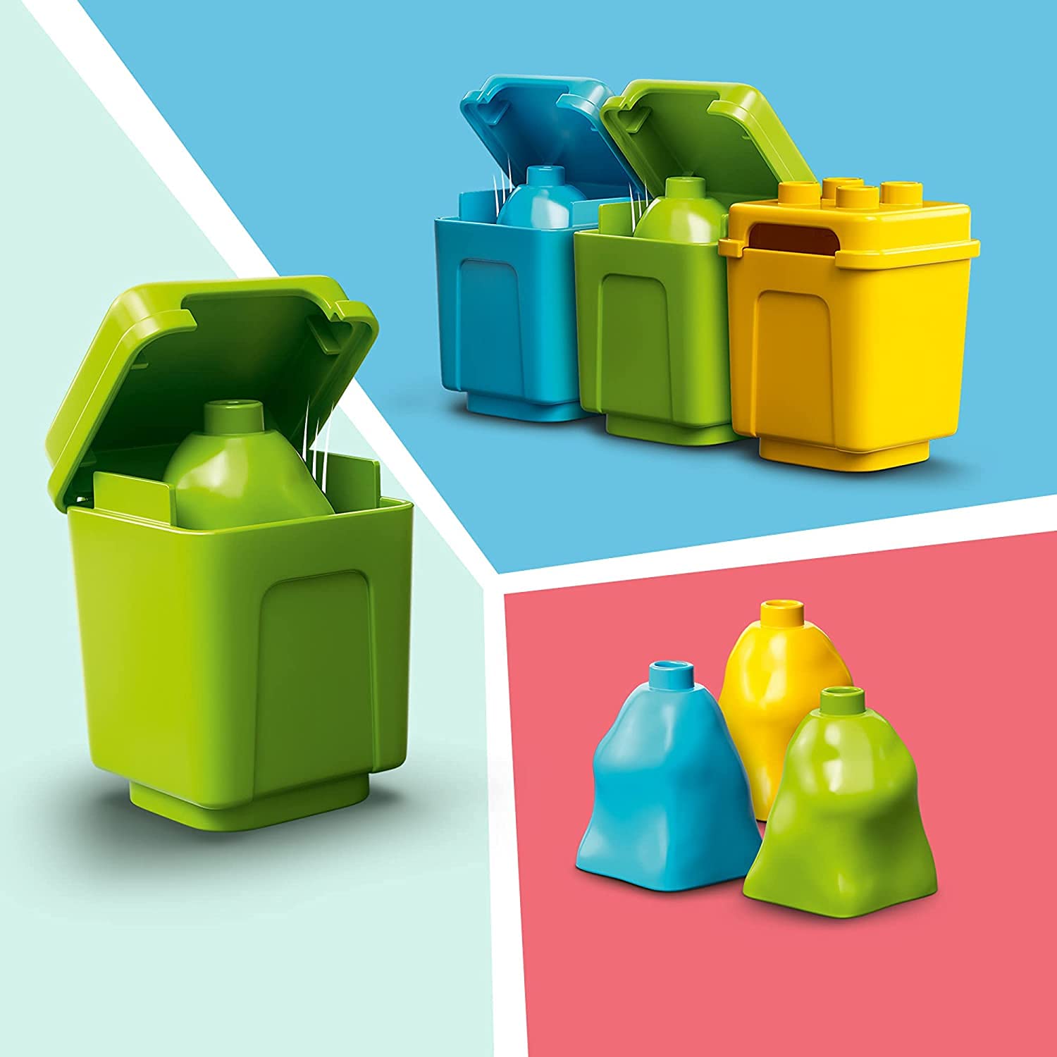 Foto 4 | Camión De Basura Lego Duplo Town De Juguete De Construcción Y Reciclaje - Venta Internacional.