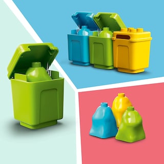 Foto 4 | Camión De Basura Lego Duplo Town De Juguete De Construcción Y Reciclaje - Venta Internacional.