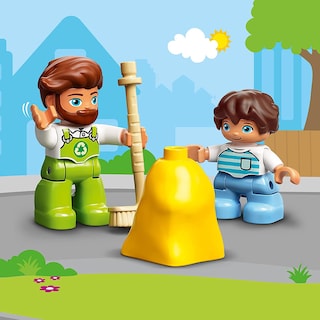 Foto 5 | Camión De Basura Lego Duplo Town De Juguete De Construcción Y Reciclaje - Venta Internacional.