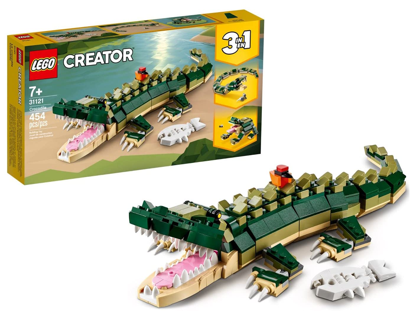 Juguete de Construcción Lego Creator 3 En 1 Crocodile 31121 | 454 Piezas - Venta Internacional