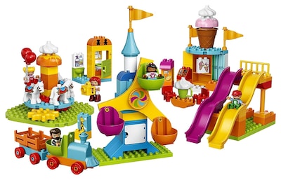 Foto 2 | Set De Bloques De Construcción Lego Duplo Town Big Fair Con 106 Piezas - Venta Internacional.