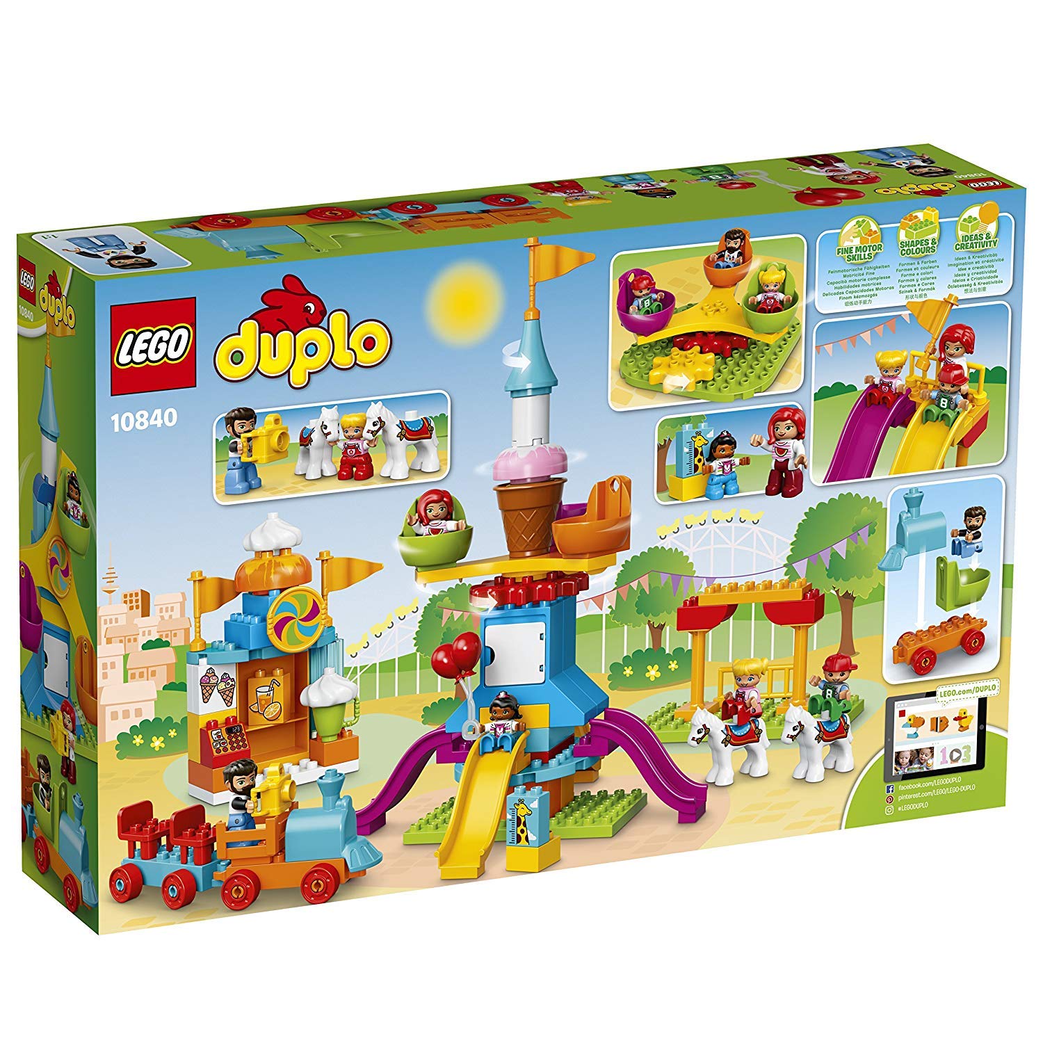 Foto 4 pulgar | Set De Bloques De Construcción Lego Duplo Town Big Fair Con 106 Piezas - Venta Internacional.