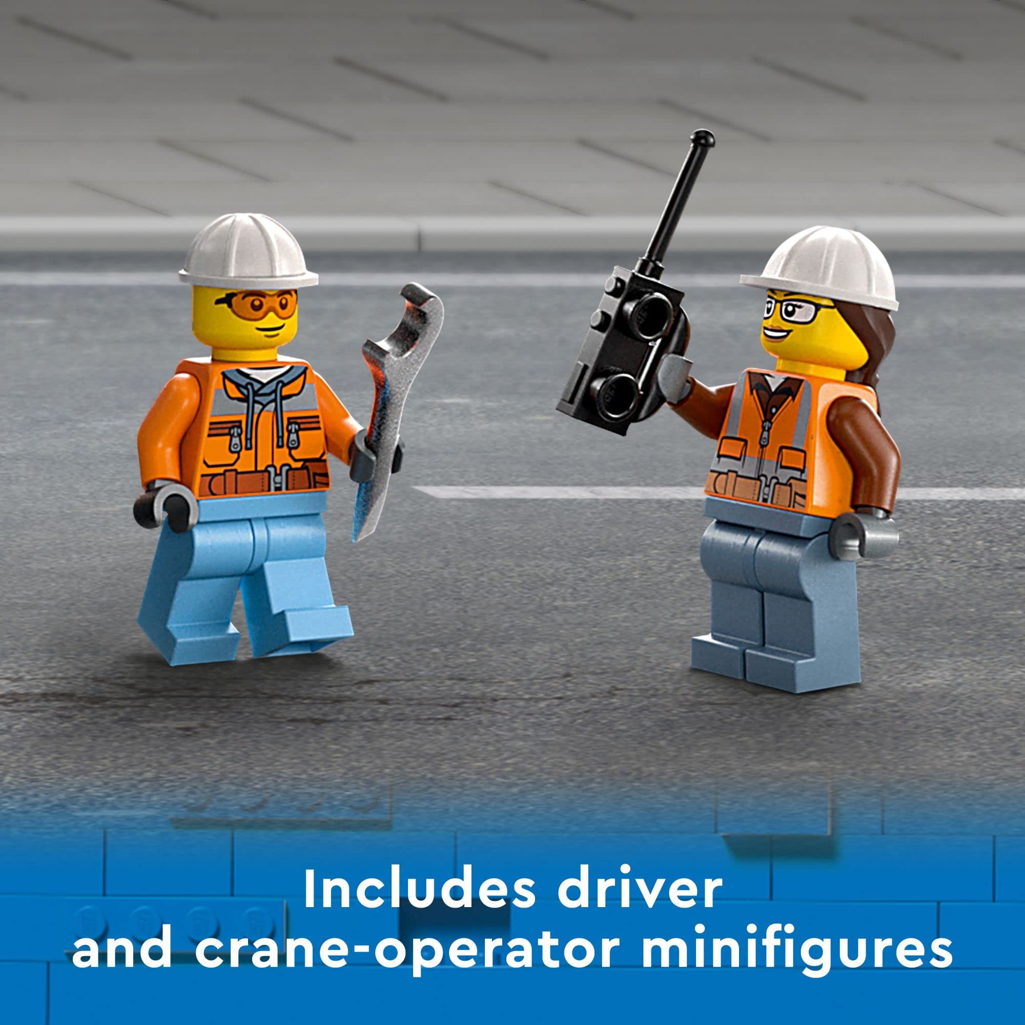 Foto 6 pulgar | Set De Construcción De Juguetes Lego City Great Vehicles Mobile Crane 60324 - Venta Internacional.