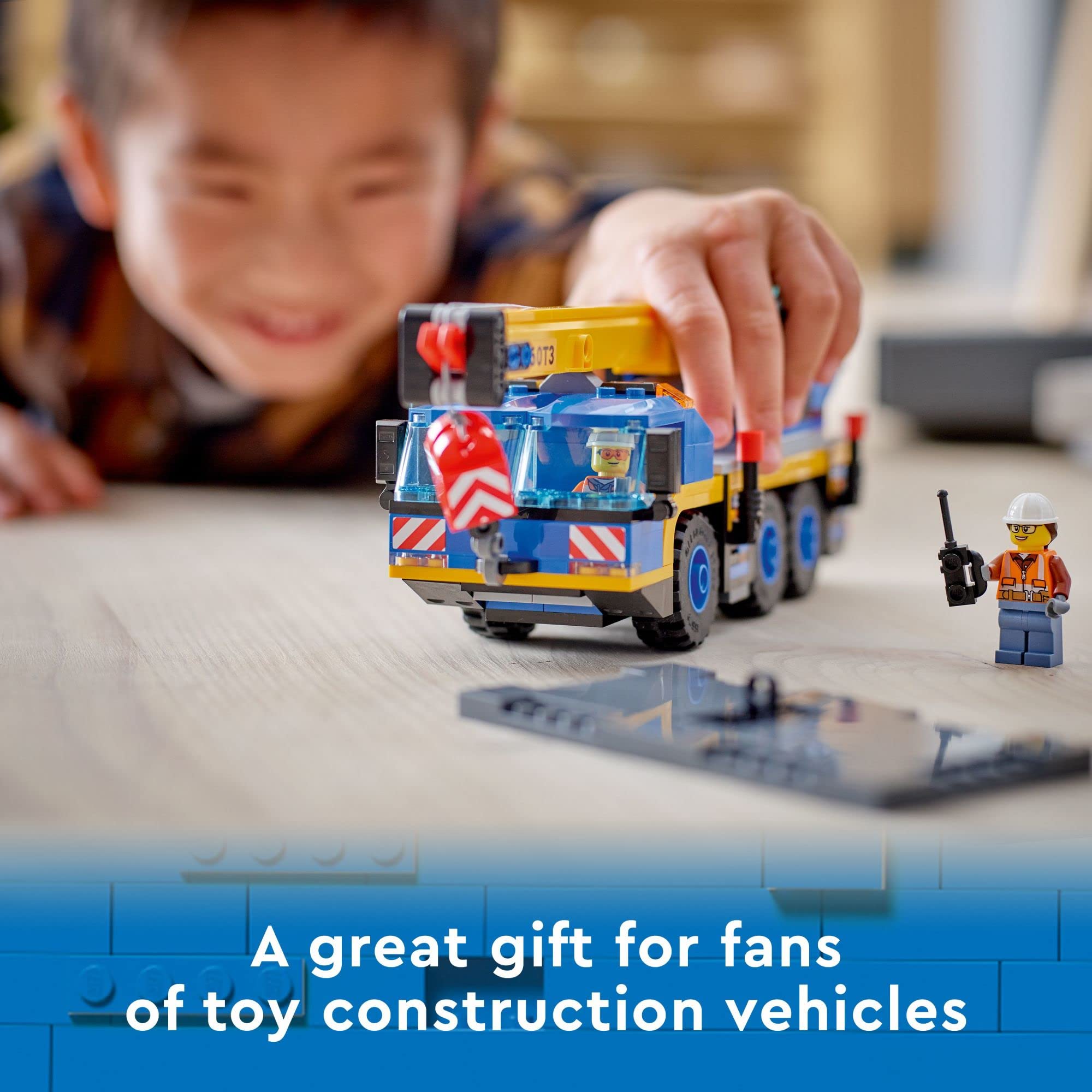 Foto 7 pulgar | Set De Construcción De Juguetes Lego City Great Vehicles Mobile Crane 60324 - Venta Internacional.