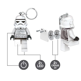 Foto 3 | Llavero Lego Star Wars Stormtrooper De 7,62 Cm Con Led - Venta Internacional.